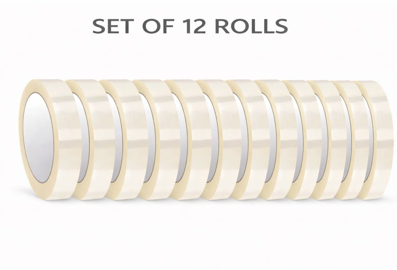 Mthalia Clear Packing Tape 2” x 50 Yards Heavy Duty Strong Adhesive – 12 Rolls - Image 1
